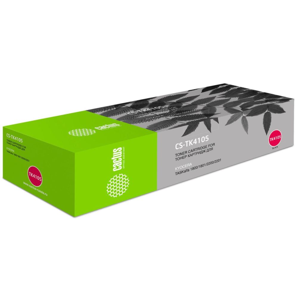 Картридж лазерный Cactus CS-TK4105 TK-4105 черный (15000стр.) для Kyocera Mita TASKalfa 1800/2200/1801/2201