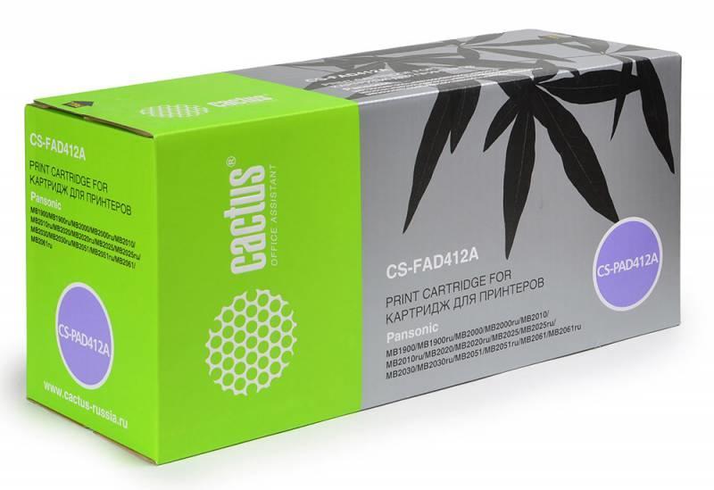 Блок фотобарабана Cactus CS-FAD412A черный ч/б:6000стр. для MB1900/MB1900ru/MB2000/MB2000ru Panasonic