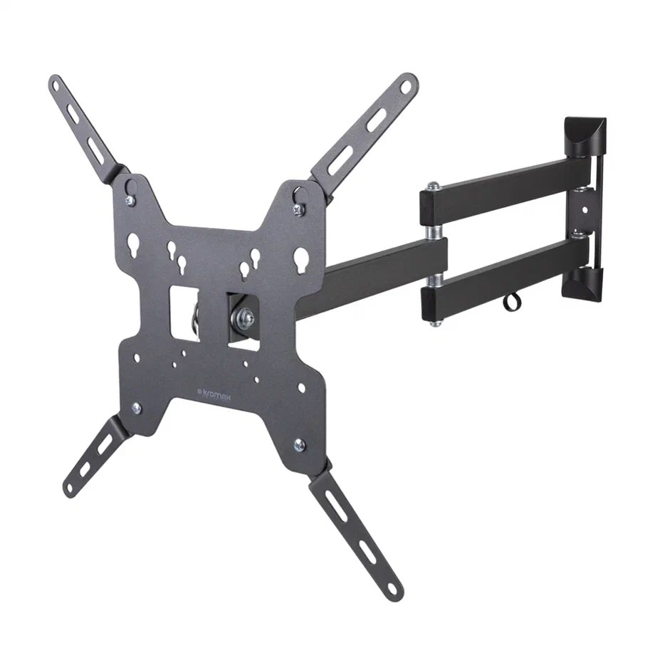 Кронштейн для телевизора Kromax OPTIMA-408 черный 22"-65" макс.30кг настенный поворотно-выдвижной и наклонный