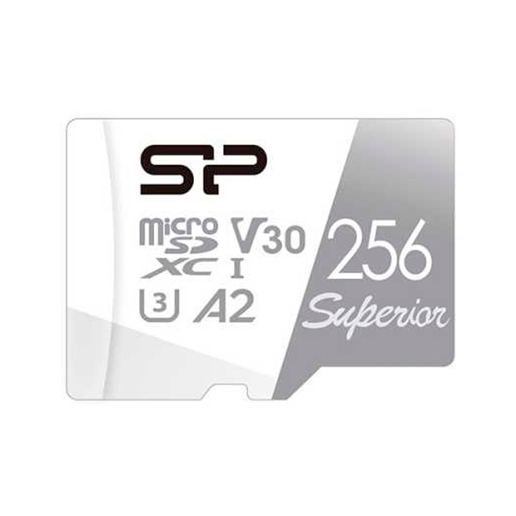 Флеш карта microSDXC 256GB Silicon Power SP256GBSTXDA2V20 Superior V30 A2 w/o adapter