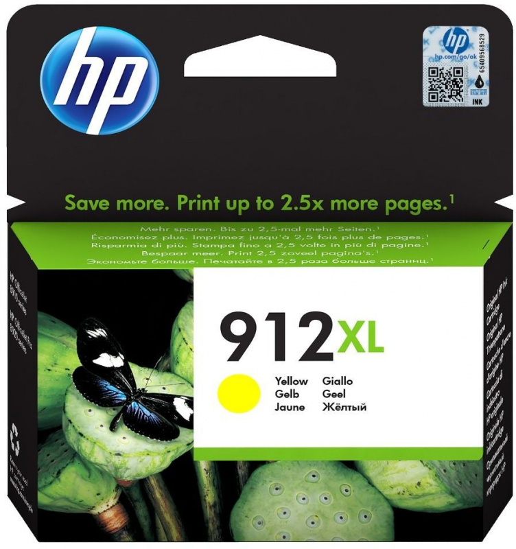 Картридж/ HP 912XL High Yield Yellow Original Ink Cartridge