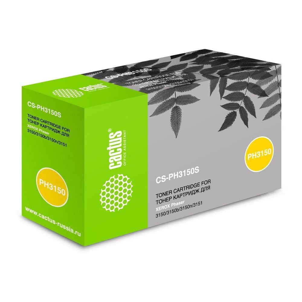 Картридж лазерный Cactus CS-PH3150S 109R00746 черный (3500стр.) для Xerox Phaser 3150/3150b/3150n/3151