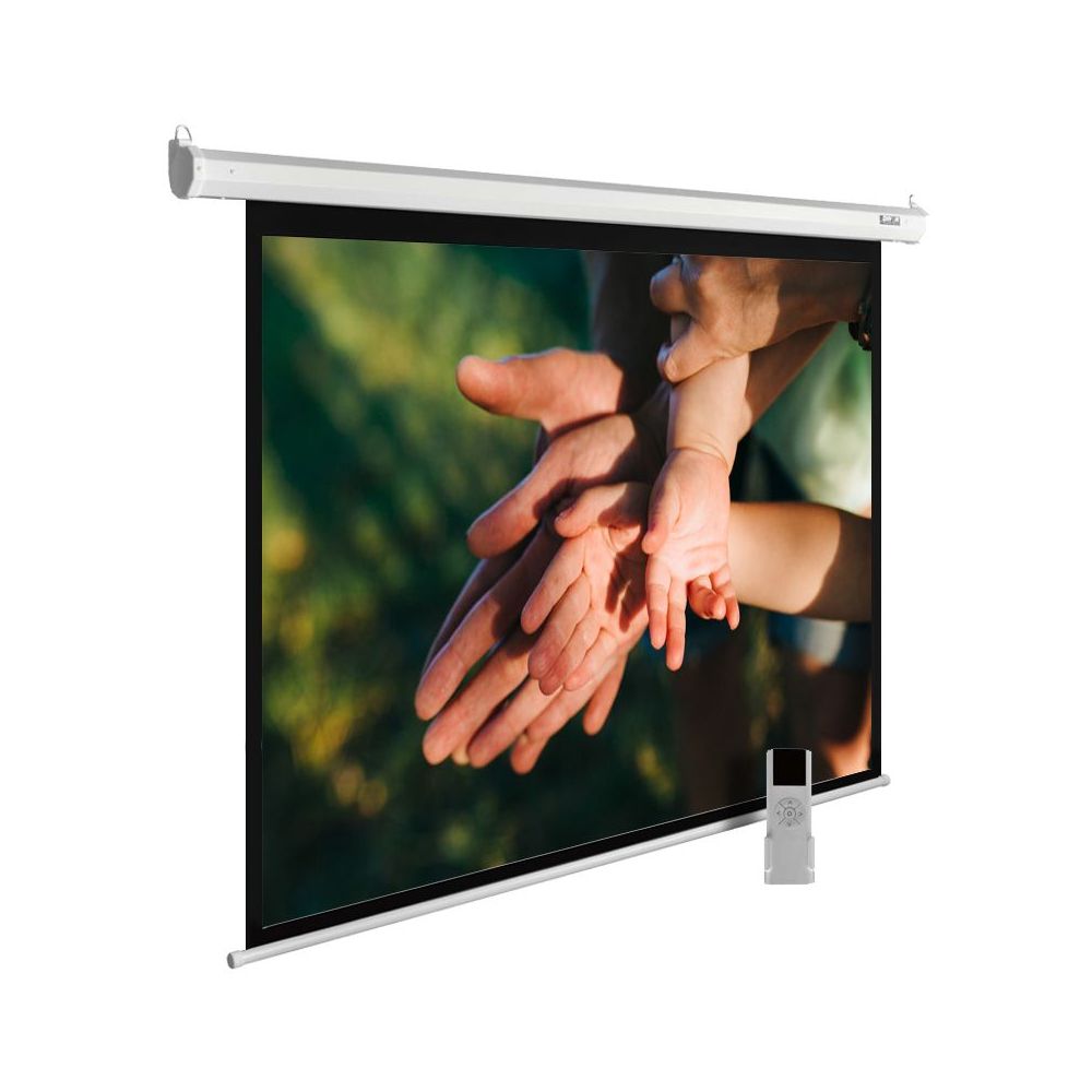 Экран Cactus 280x280см MotoExpert CS-PSME-280x280-WT 1:1 настенно-потолочный рулонный белый (моторизованный привод)