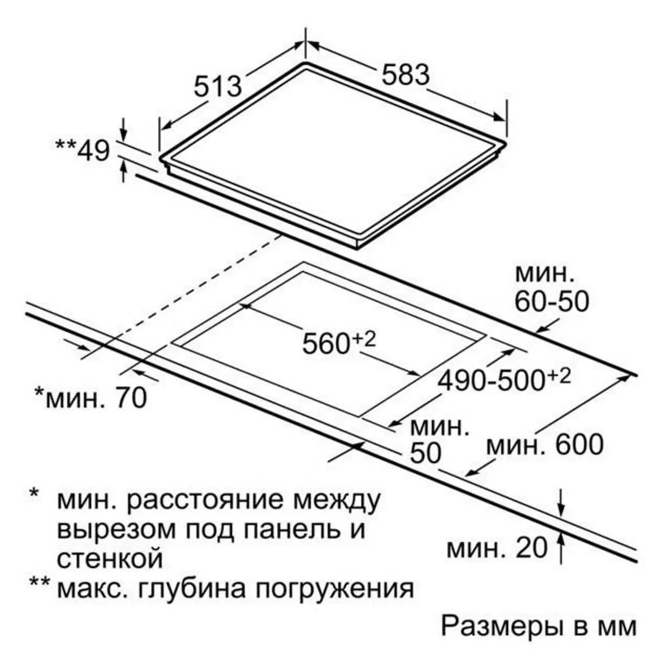 Варочная поверхность Indesit IRT 260 черный