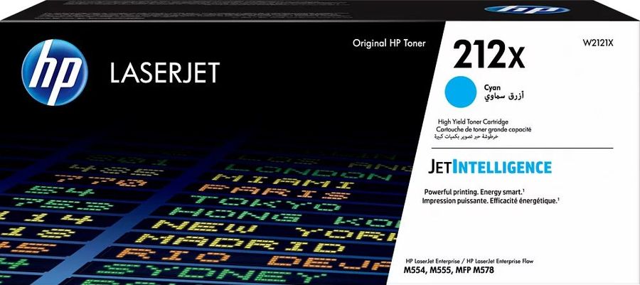 Тонер-картридж/ HP 212X High Yield Cyan Original LaserJet Toner Cartridge