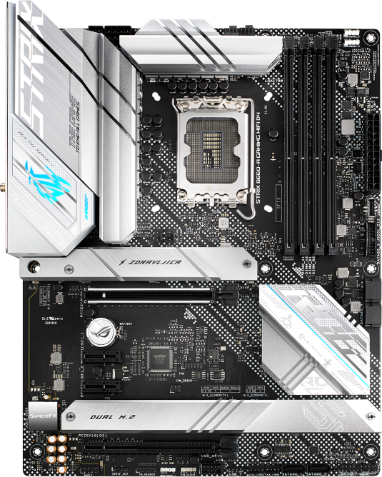 Материнская плата Asus ROG STRIX B660-A GAMING WIFI D4 Soc-1700 Intel B660 4xDDR4 ATX AC`97 8ch(7.1) 2.5Gg RAID+HDMI+DP