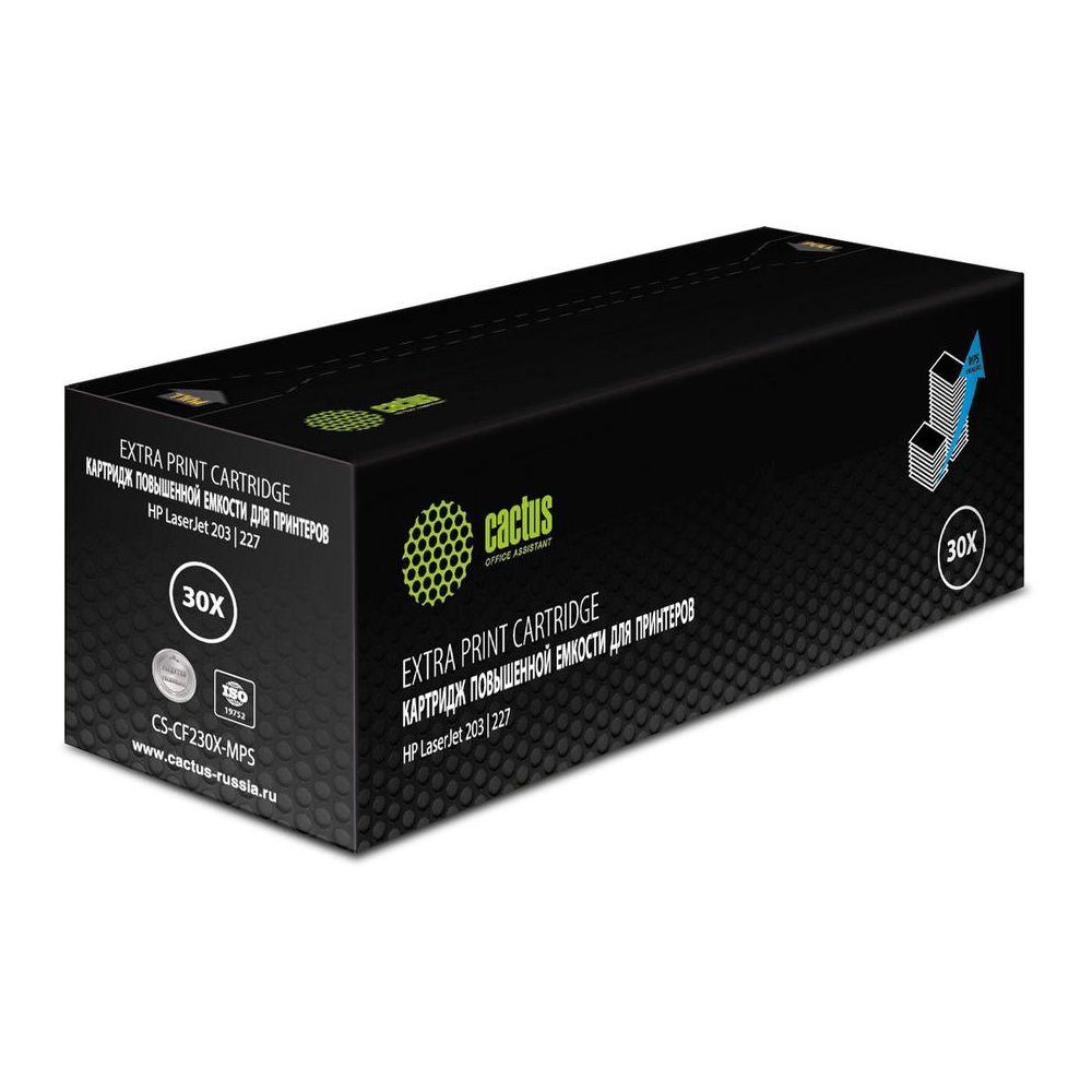 Картридж лазерный Cactus CS-CF230X-MPS CF230XX черный (5000стр.) для HP LJ 203/227