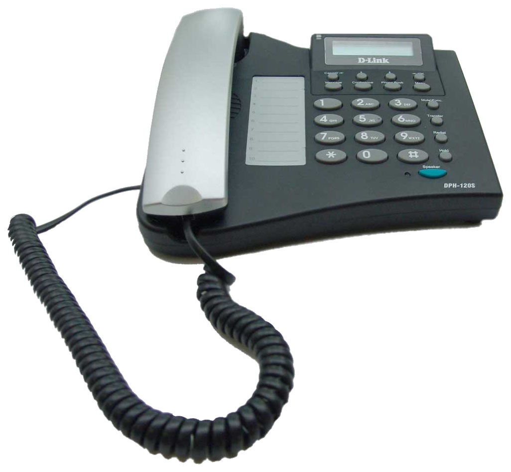 Телефон IP D-Link DPH-120S/F1 черный
