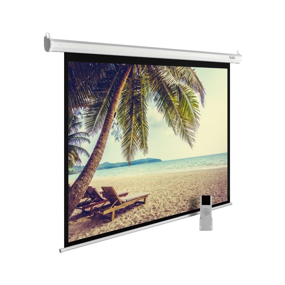 Экран Cactus 360x360см MotoExpert CS-PSME-360x360-WT 1:1 настенно-потолочный рулонный белый (моторизованный привод)