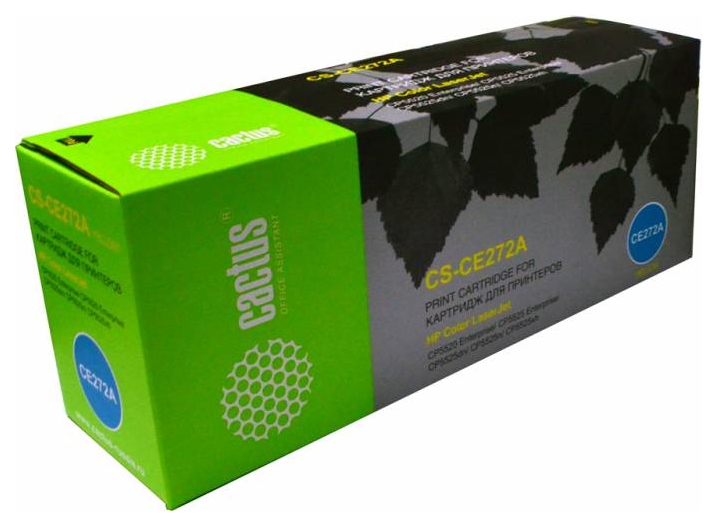 Картридж лазерный Cactus CS-CE272A CE272A желтый (15000стр.) для HP LJ Ent CP5525