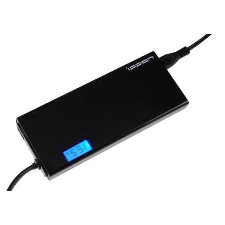Блок питания Ippon SD90U автоматический 90W 15V-19.5V 11-connectors 4.5A 1xUSB 2.1A от бытовой электросети LСD индикатор