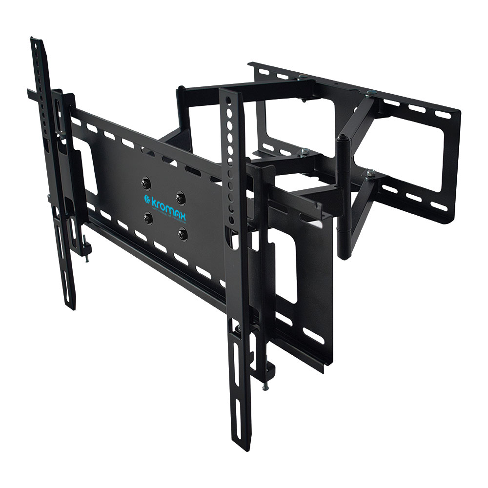 Кронштейн для телевизора Kromax ATLANTIS-80 черный 32"-75" макс.50кг настенный поворотно-выдвижной и наклонный