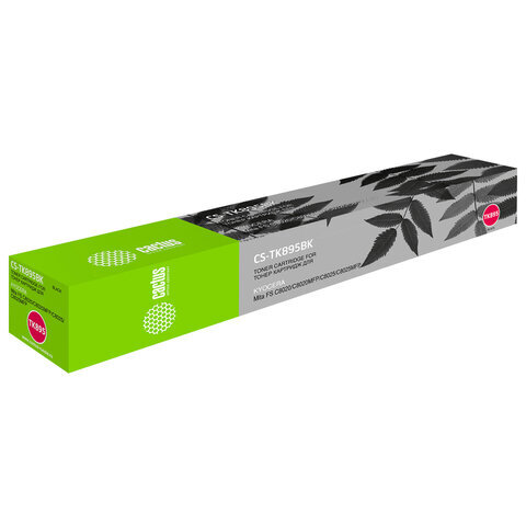 Картридж лазерный Cactus CS-TK895BK TK-895BK черный (12000стр.) для Kyocera Mita FS C8020/C8020MFP/C8025/C8025MFP/C8520/C8520MFP/C8525/C8525MFP