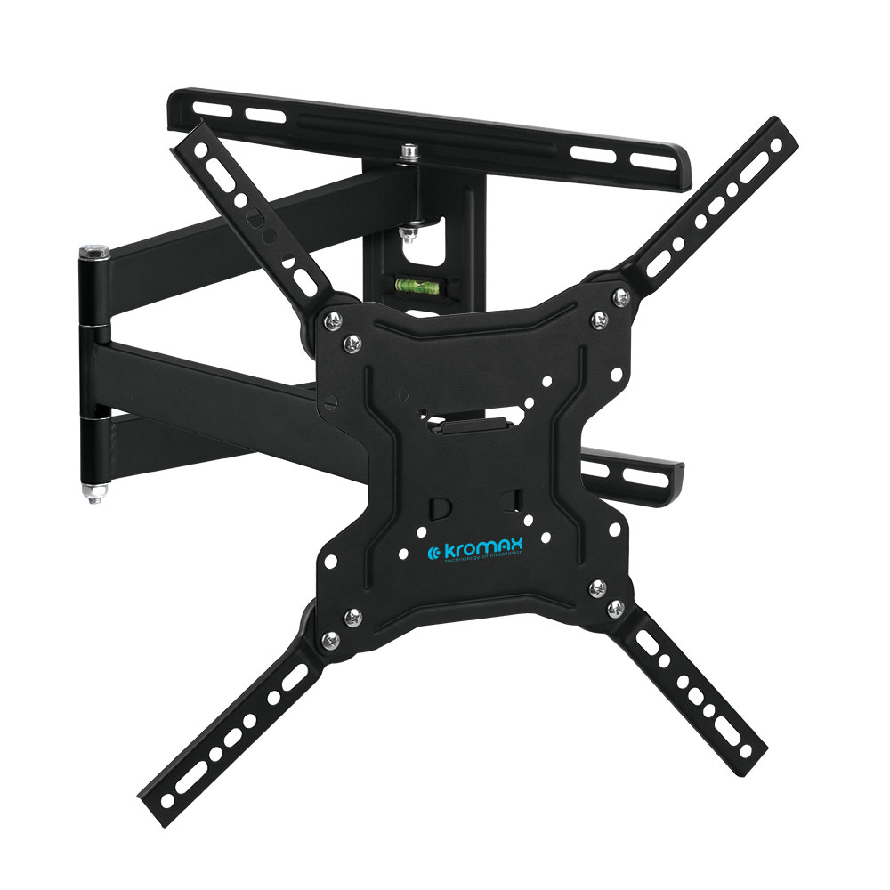 Кронштейн для телевизора Kromax DIX-19 черный 22"-65" макс.45кг настенный поворотно-выдвижной и наклонный