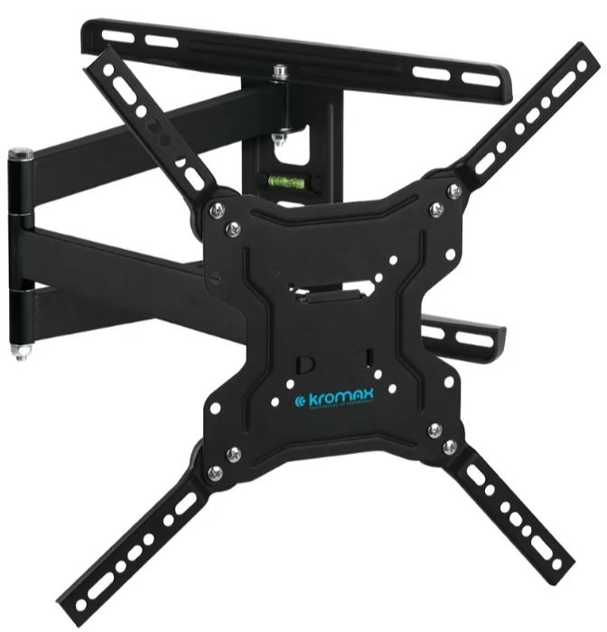 Кронштейн для телевизора Kromax DIX-19 черный 22"-65" макс.45кг настенный поворотно-выдвижной и наклонный