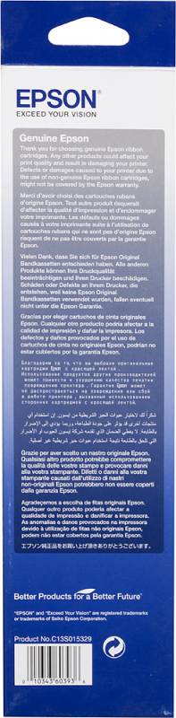 Картридж ленточный Epson C13S015329 черный для Epson FX-890