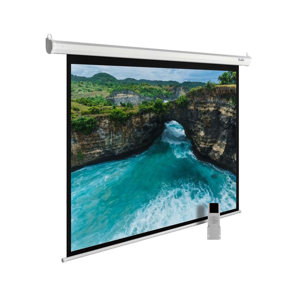 Экран Cactus 150x200см MotoExpert CS-PSME-200x150-WT 4:3 настенно-потолочный рулонный белый (моторизованный привод)
