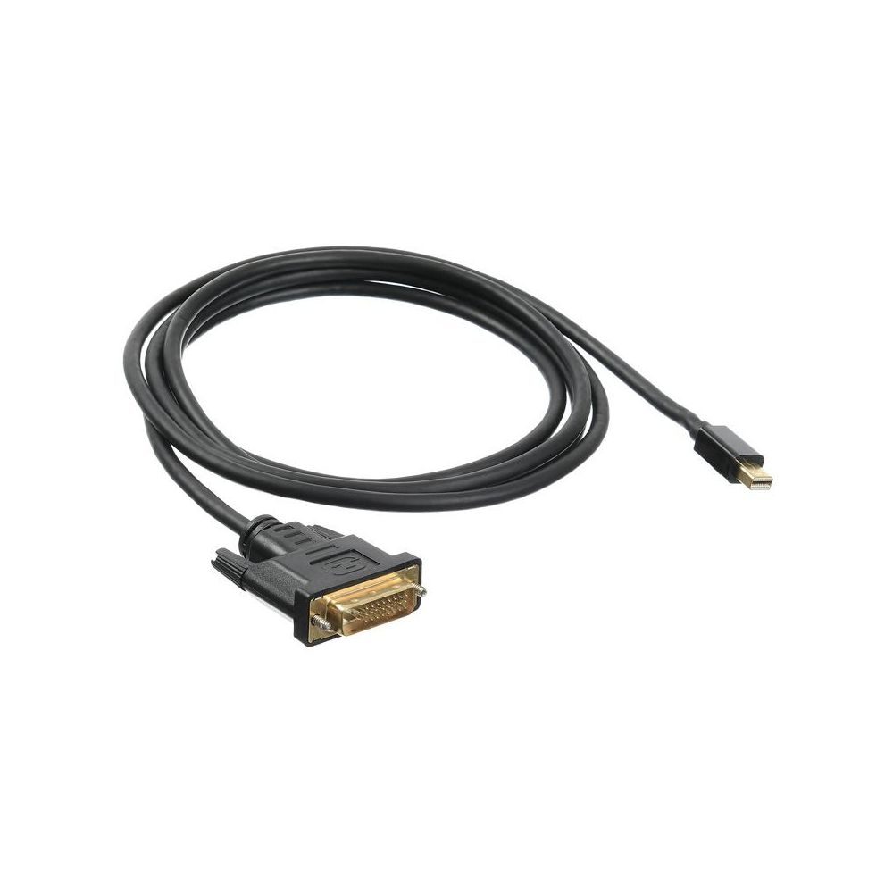Кабель аудио-видео Buro 1.1v miniDisplayport (m)/DVI-D (Dual Link) (m) 2м. позолоч.конт. черный (BHP MDPP-DVI-2)