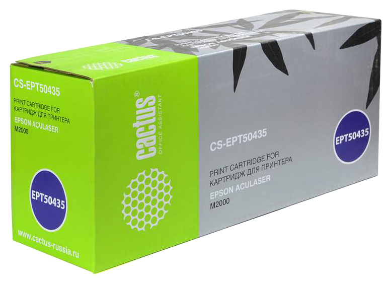 Картридж лазерный Cactus CS-EPT50435 S050435 черный (8000стр.) для Epson AL M2000