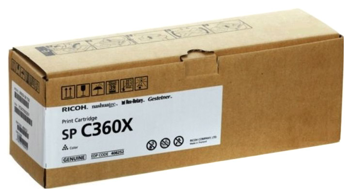 Картридж лазерный Ricoh SP C360X 408251 голубой (9000стр.) для Ricoh SP C361SFNw