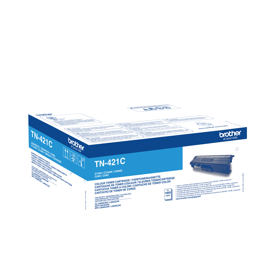 Картридж лазерный Brother TN421C голубой (1800стр.) для Brother HL-L8260/8360/DCP-L8410/MFC-L8690/8900