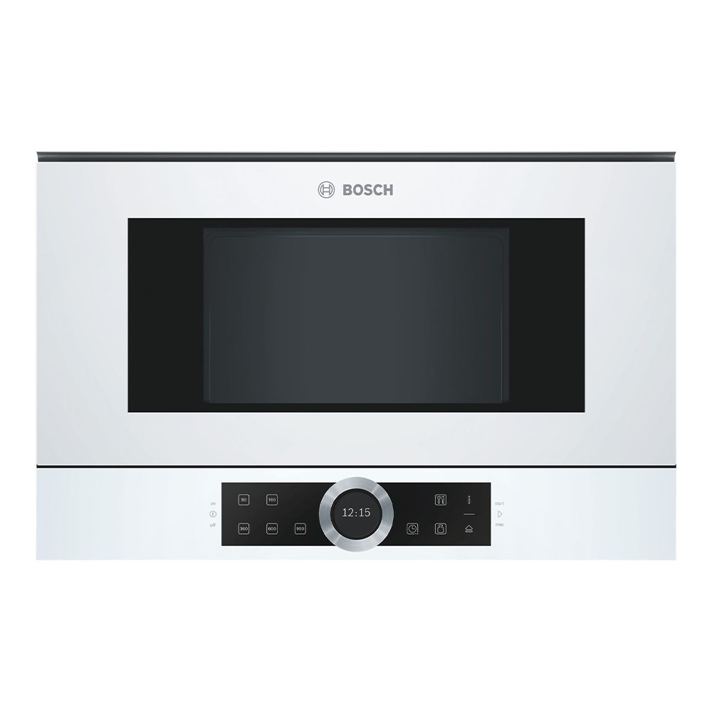 Микроволновая печь Bosch BFR634GW1 21л. 900Вт белый (встраиваемая)