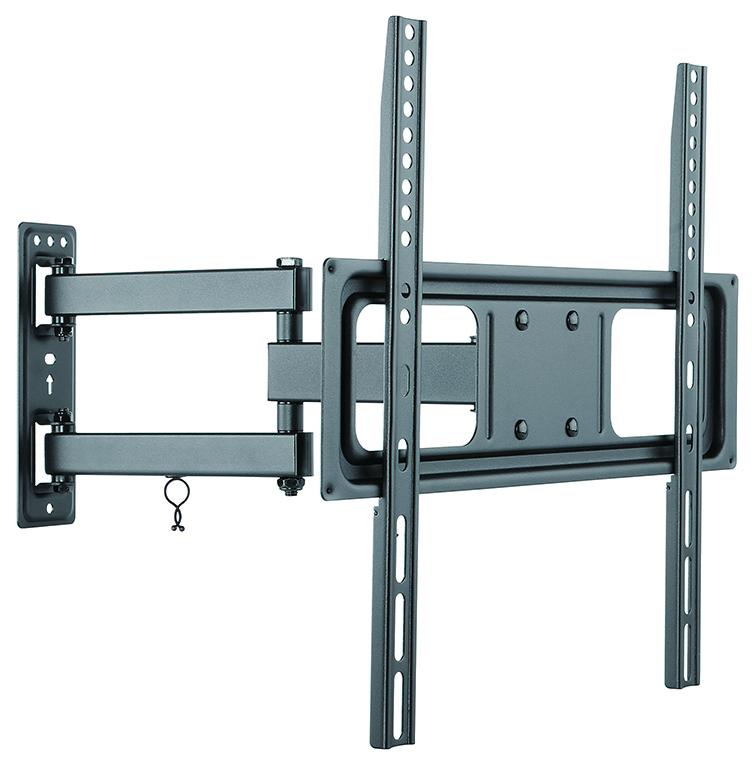 Кронштейн для телевизора Ultramounts UM872 черный 32"-55" макс.35кг настенный поворотно-выдвижной и наклонный