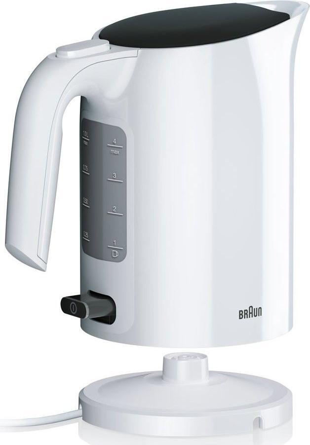 Чайник электрический Braun WK3000WH 1л. 2200Вт белый (корпус: пластик)
