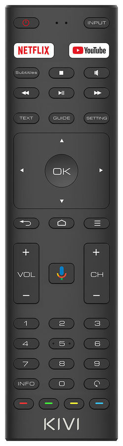 Телевизор LED Kivi 65" 65U740NB черный 4K Ultra HD 60Hz DVB-T2 DVB-C WiFi Smart TV
