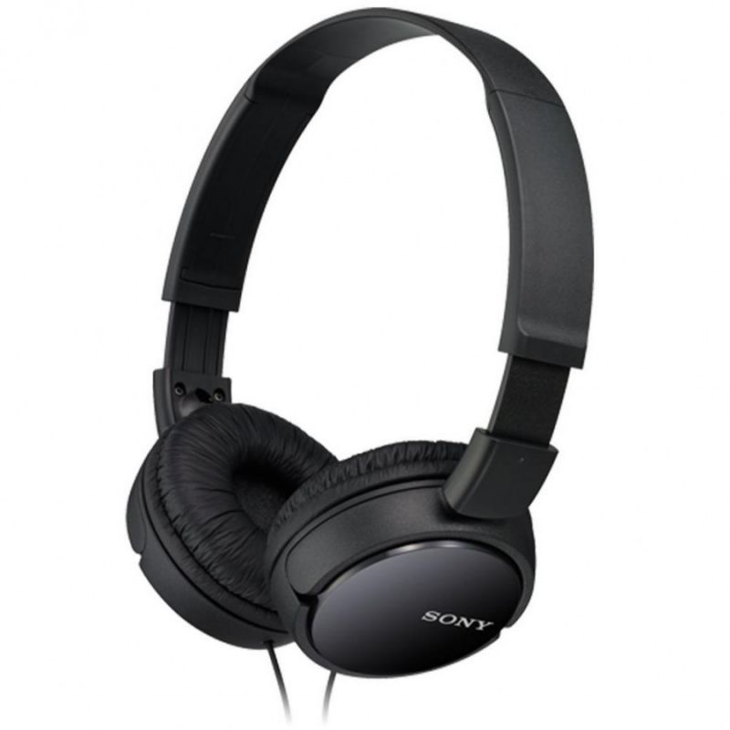 Гарнитура накладные Sony MDR-ZX110AP 1.2м черный проводные оголовье