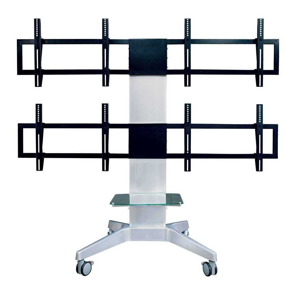 Подставка для телевизора Arm Media PT-STAND-16 серебристый 26"-55" макс.120кг напольный фиксированный