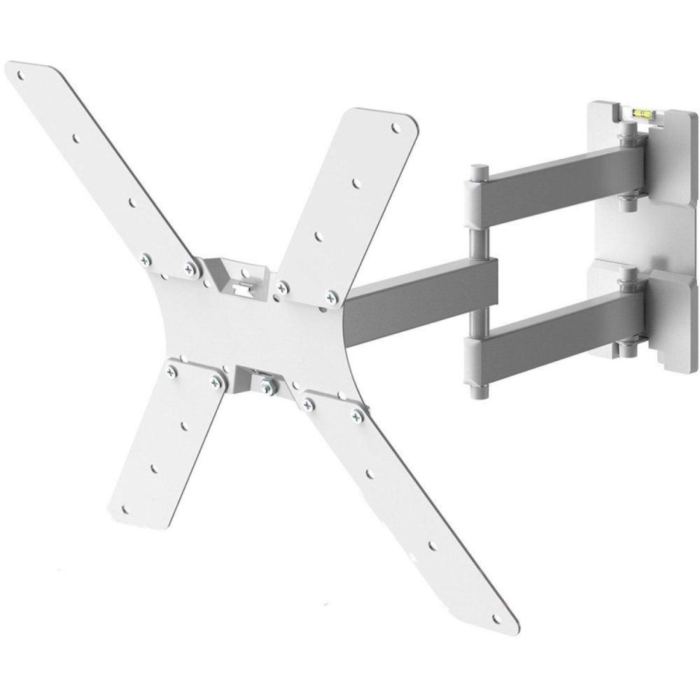 Кронштейн для телевизора Holder LCD-5566-W белый 32"-55" макс.45кг настенный поворотно-выдвижной и наклонный
