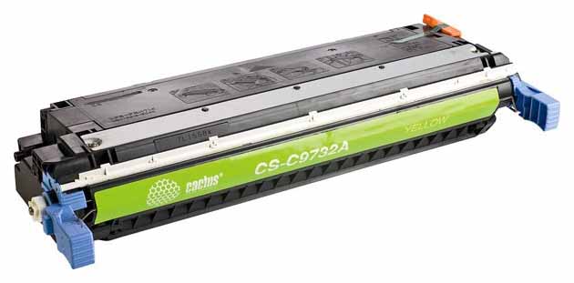 Картридж лазерный Cactus CS-C9732A желтый (12000стр.) для HP CLJ 5500/5550