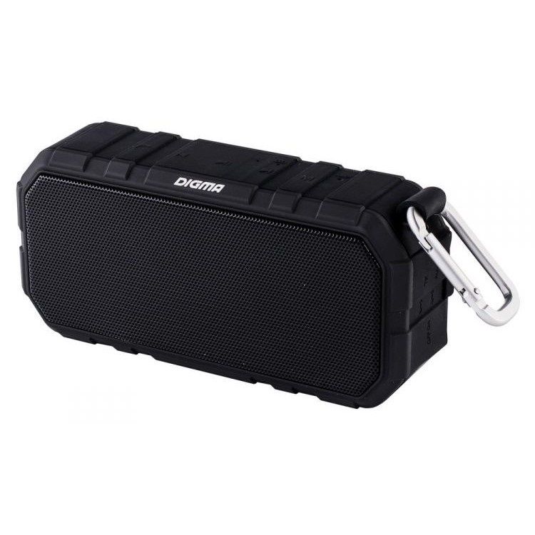 Колонка порт. Digma S-40 черный 10W 1.0 BT 2000mAh (SP4010B)
