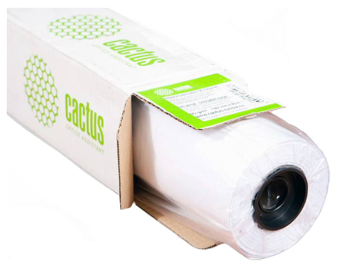 Бумага Cactus CS-LFP90-1067457 42"(A0+) 1067мм-45м/90г/м2/белый для струйной печати втулка:50.8мм (2")