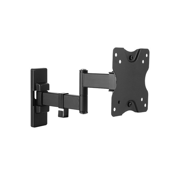 Кронштейн для телевизора Ultramounts UM861 черный 13"-27" макс.20кг настенный поворотно-выдвижной и наклонный