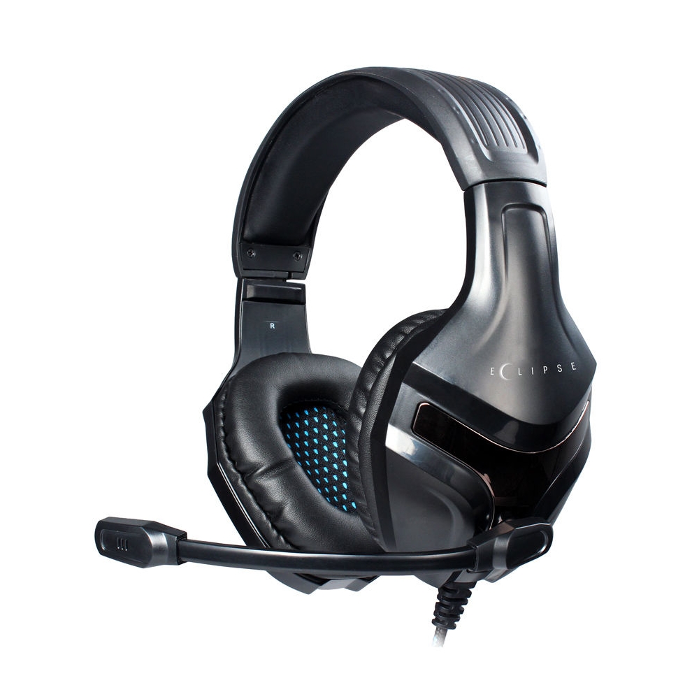 Наушники с микрофоном Оклик HS-L370G ECLIPSE черный 2м мониторные оголовье (1090730)