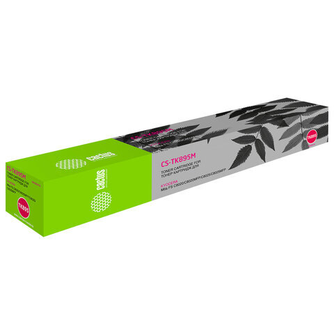 Картридж лазерный Cactus CS-TK895M TK-895M пурпурный (6000стр.) для Kyocera Mita FS C8020/C8020MFP/C8025/C8025MFP/C8520/C8520MFP/C8525/C8525MFP