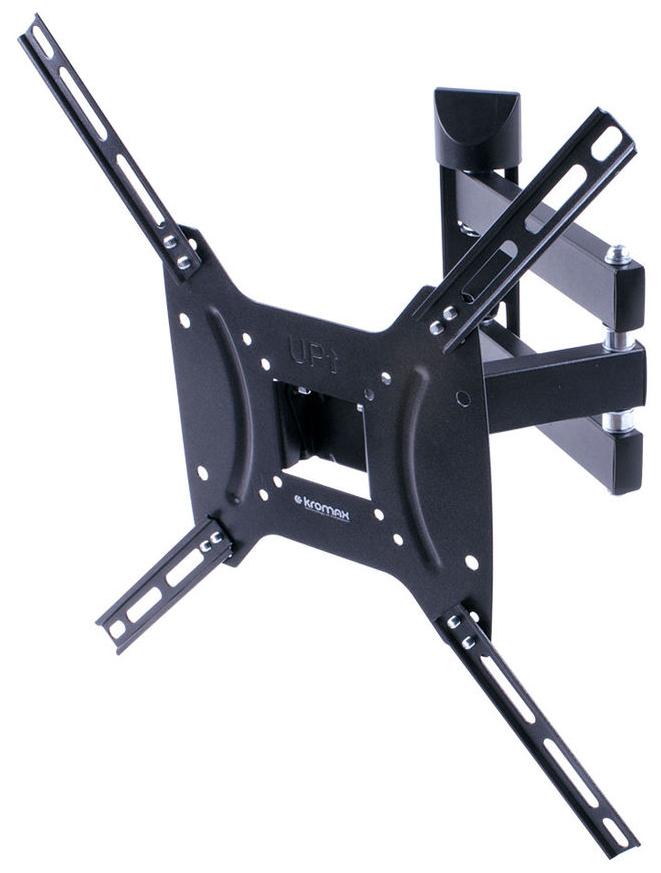Кронштейн для телевизора Kromax DIX-24 черный 15"-55" макс.35кг настенный поворотно-выдвижной и наклонный