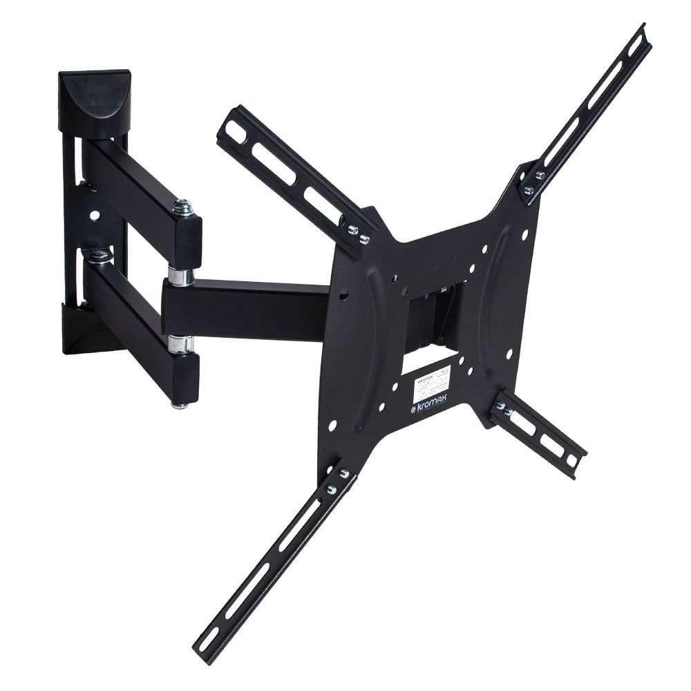 Кронштейн для телевизора Kromax DIX-24 черный 15"-55" макс.35кг настенный поворотно-выдвижной и наклонный