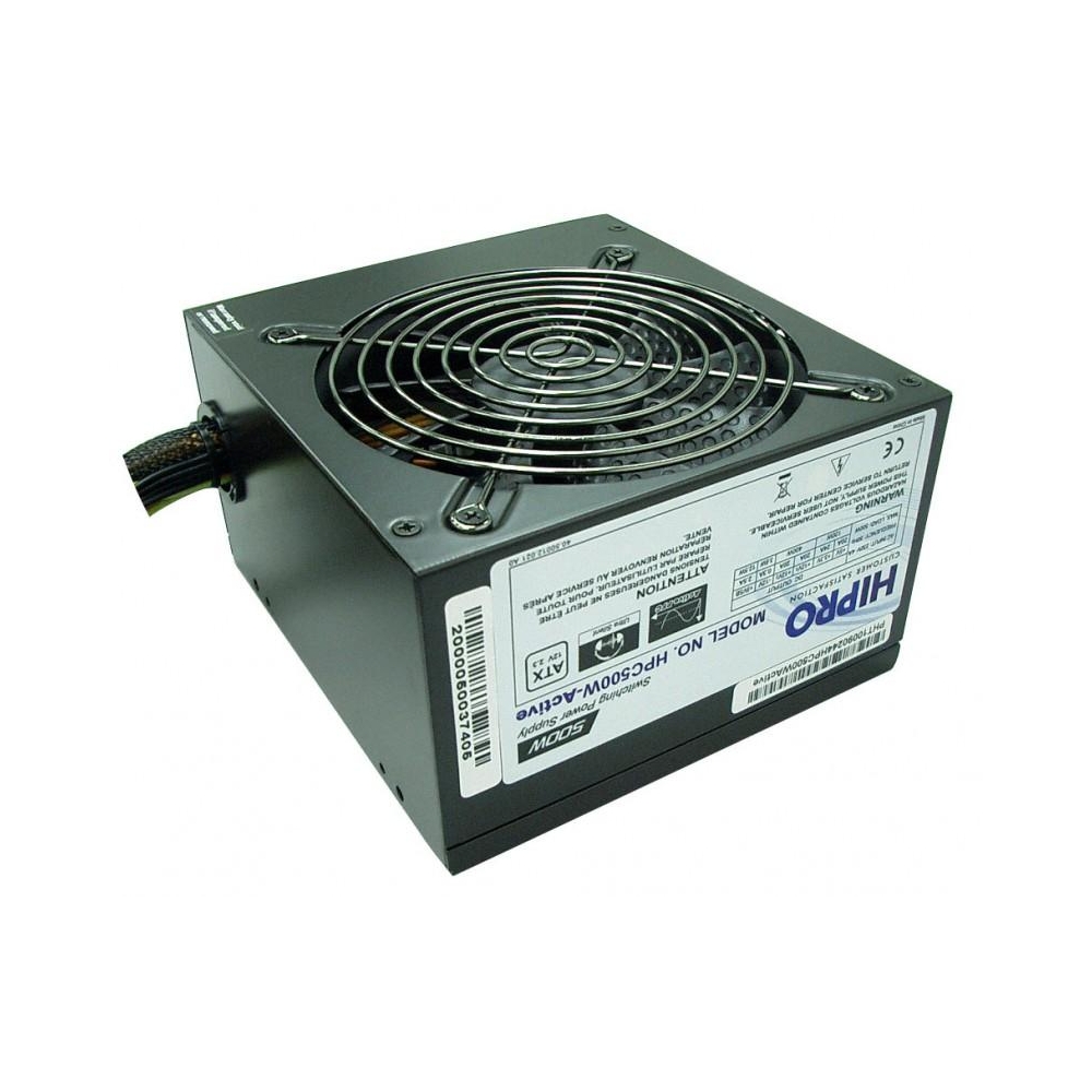 Блок питания Hipro ATX 500W HPC500W-Active 80+ bronze 24pin APFC 120mm fan 4xSATA RTL