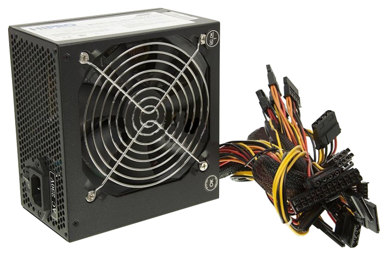 Блок питания Hipro ATX 500W HPC500W-Active 80+ bronze 24pin APFC 120mm fan 4xSATA RTL
