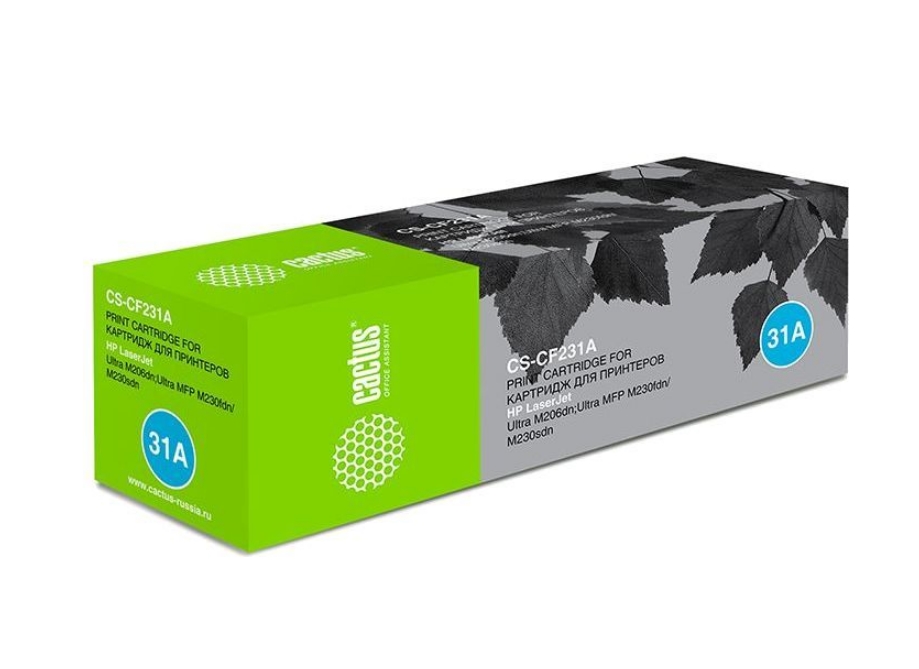 Картридж лазерный Cactus CS-CF231A CF231A черный (5000стр.) для HP LJ M206dn/Ultra MFP M230fdn/M230sdn