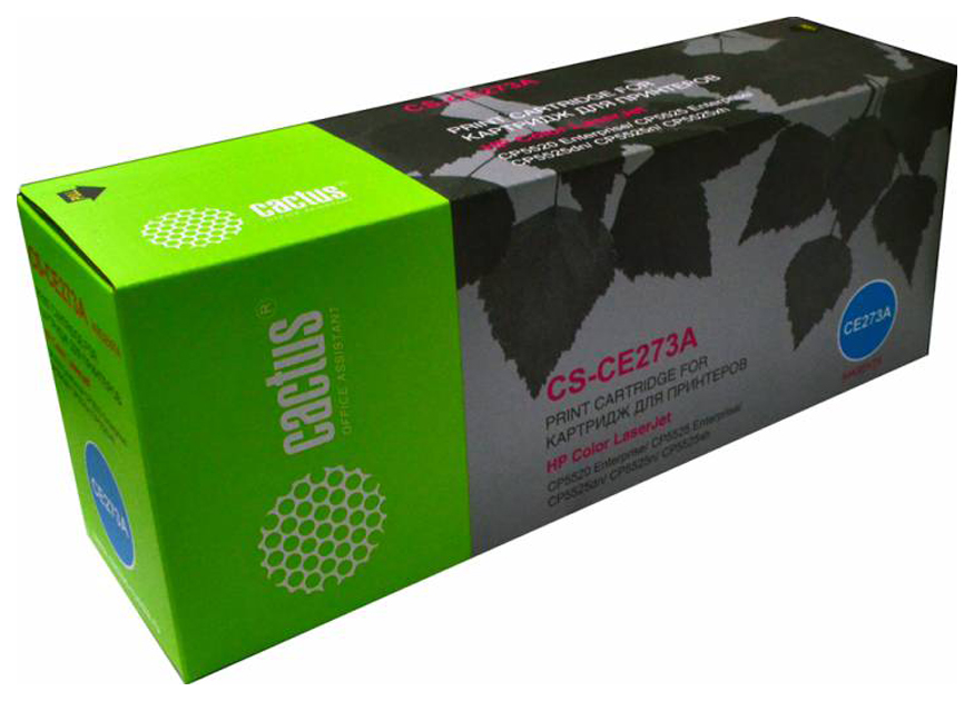 Картридж лазерный Cactus CS-CE273A CE273A пурпурный (15000стр.) для HP LJ Ent CP5525
