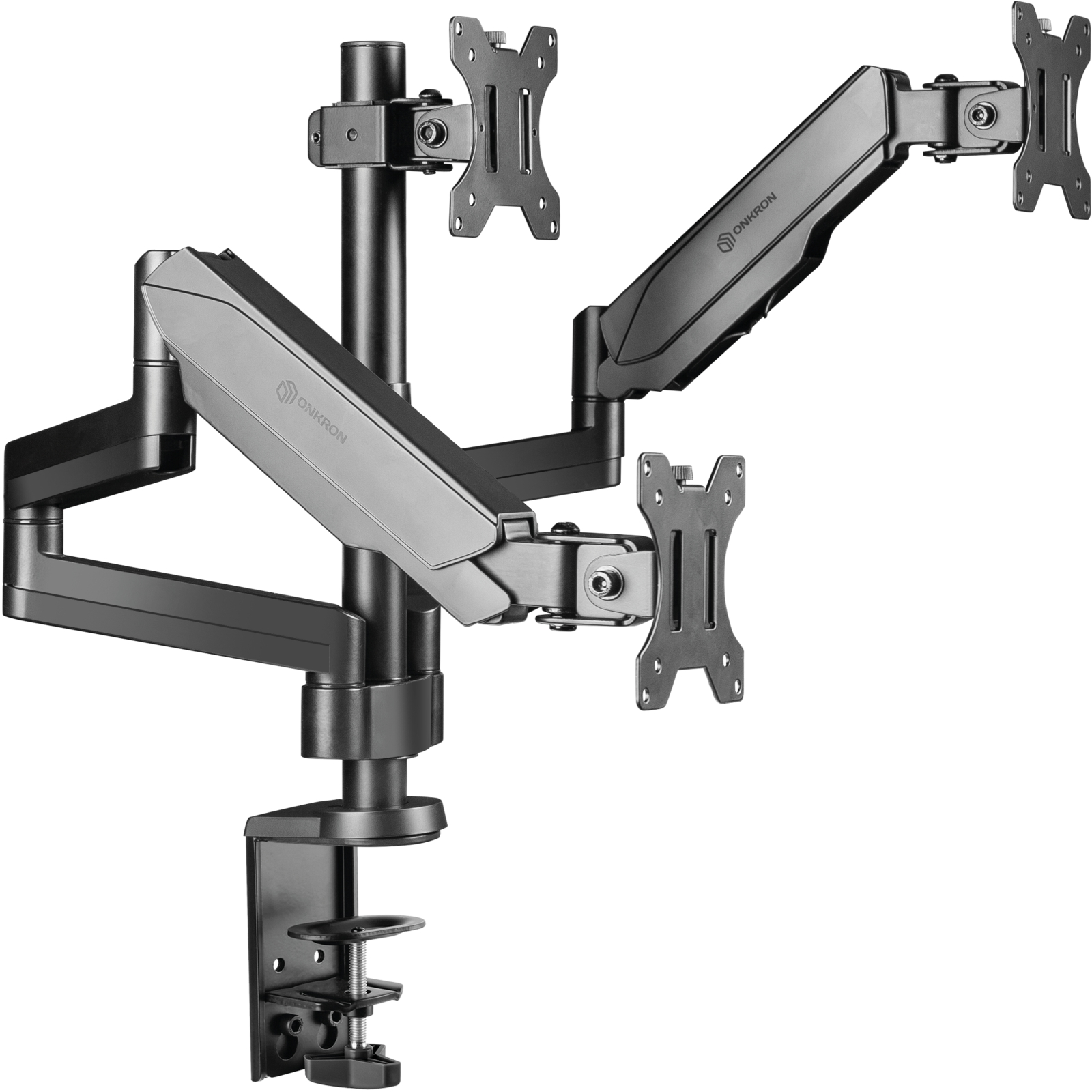 Кронштейн для мониторов Onkron G280 черный 13"-32" макс.24кг настольный поворот и наклон верт.перемещ.