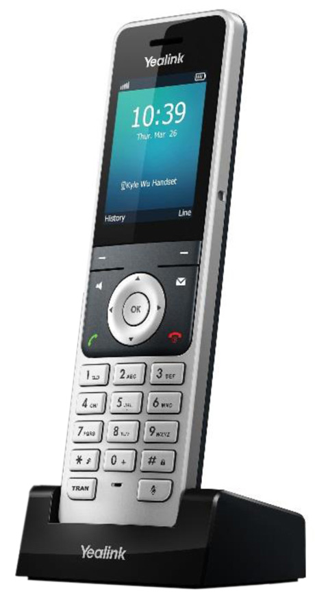 Трубка доп. Dect Yealink W56H серебристый для W52P/W60P/W41P