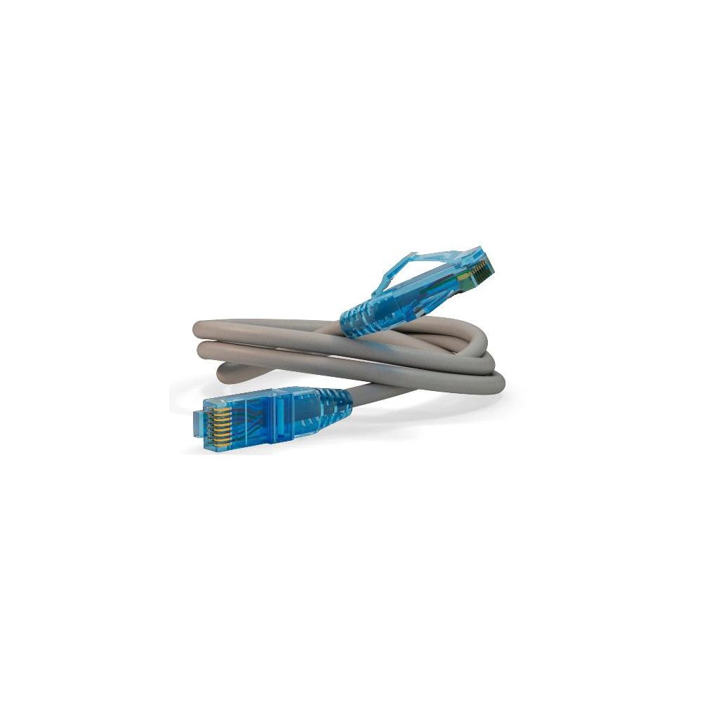 Патч-корд Hyperline PC-LPM-UTP-RJ45-RJ45-C6-3M-LSZH-GY PC-LPM-UTP-RJ45-RJ45-C6-3M UTP RJ-45 вил.-вилка RJ-45 кат.6 3м серый LSZH (уп.:1шт) 24AWG