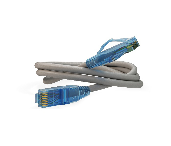 Патч-корд Hyperline PC-LPM-UTP-RJ45-RJ45-C6-3M-LSZH-GY PC-LPM-UTP-RJ45-RJ45-C6-3M UTP RJ-45 вил.-вилка RJ-45 кат.6 3м серый LSZH (уп.:1шт) 24AWG