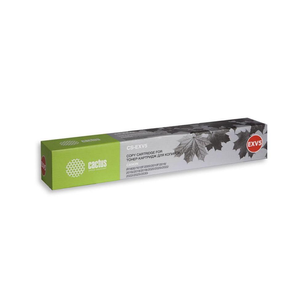 Картридж лазерный Cactus CS-EXV5 C-EXV5 черный (7850стр.) для Canon IR 1600/1605/1610/1630/1670/2000/2010
