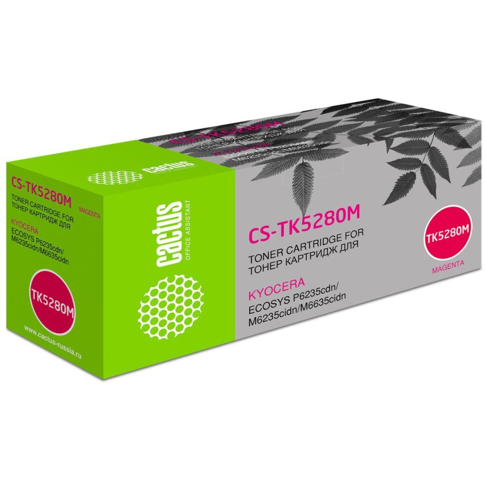 Картридж лазерный Cactus CS-TK5280M TK-5280M пурпурный (11000стр.) для Kyocera Ecosys P6235cdn/M6235cidn/M6635cidn